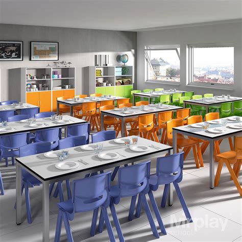 Inspiración Mirplay School Cafeteria Design School Furniture Kids