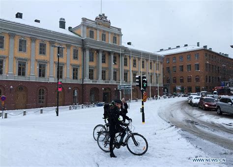 Sweden In Snow Xinhua Englishnewscn