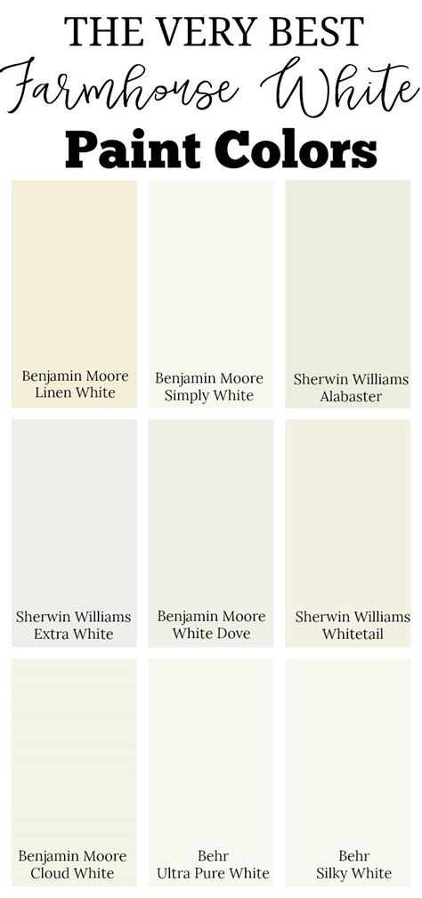 Behr Modern Farmhouse Paint Colors From Farmhouse Chic To Mid Century