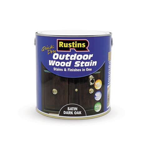 Rustins Quick Dry Outdoor Wood Stain 25l Line Marker Paint