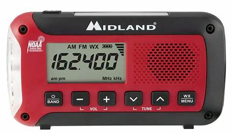 Midland ER50 Emergency Crank NOAA Weather Radio with AM/FM - Walmart