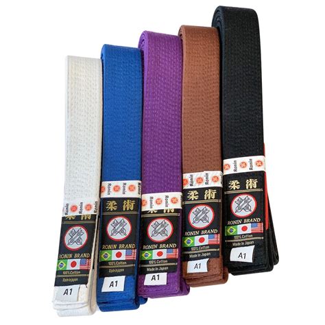 Japanese Made Ronin Deluxe Super High Quality Brazilian Jiu Jitsu Belt