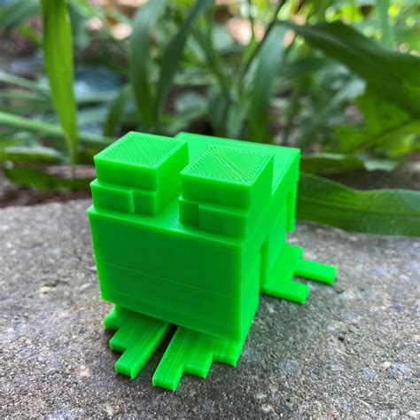 Stl File Articulated Minecraft Frog・design To Download And 3d Print・cults