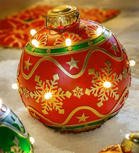 Large Lighted Christmas Ornaments Au