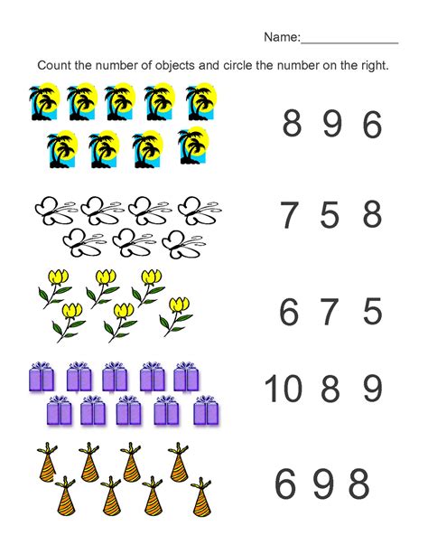 Numbers 1 To 20 Worksheets Toddlers