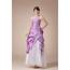 Mauve Fairytale Strapless Sleeveless Taffeta Floor Length Prom Dresses 