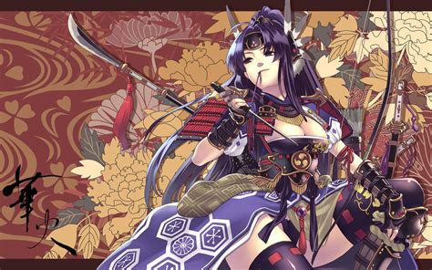 female samurai anime wallpapers wallpaper cave