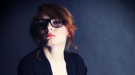 wallpaper black women redhead model sunglasses glasses red singer blue fashion hair