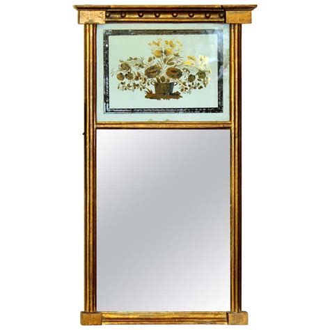 American Federal Inlaid Mahogany Looking Glass Mirror Circa 1800 At 1stdibs
