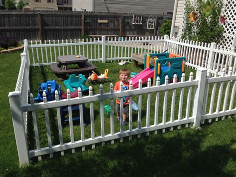 Fenced In 2 And Under Safe Spot Home Daycare Backyard Fences Play