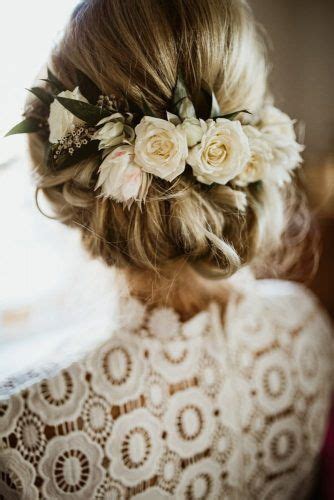 36 Pretty Cool Rustic Wedding Hairstyles Elegant Wedding Hair Bride