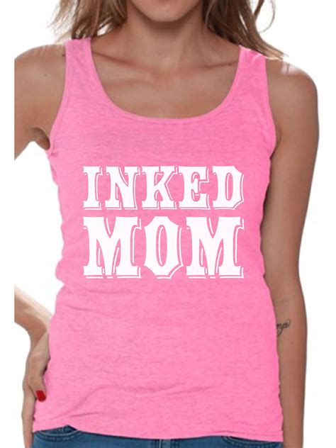 Awkward Styles Inked Mom Tank Top For Women Tattooed Mom Tank Top Womens Tatted Sleeveless