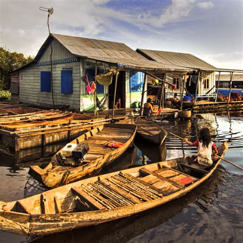Mechrey Floating Village Siemreap Cambodia Images