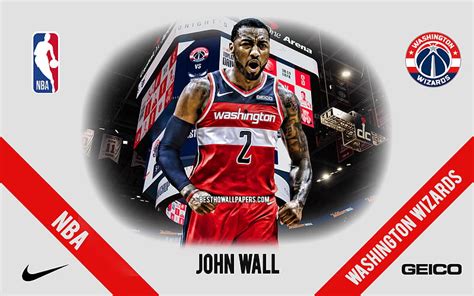 John Wall Washington Wizards American Basketball Player Nba
