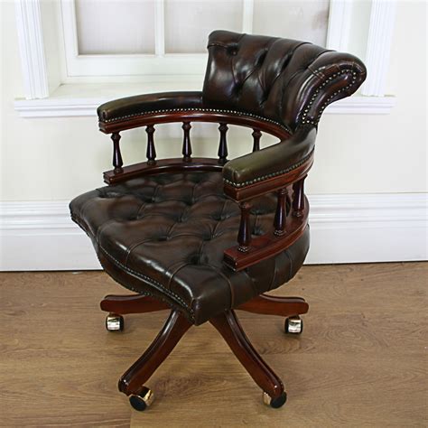 This iconic design can be found in popular films. Antiques Atlas - Victorian Style Leather Revolving Office Chair