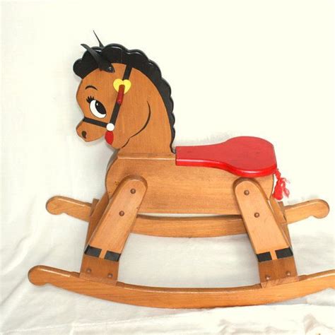 Wood Rocking Horse Rocking Toy Wooden Rocking Horse