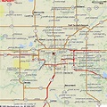 Edmonton City Map - Map of Canada City Geography