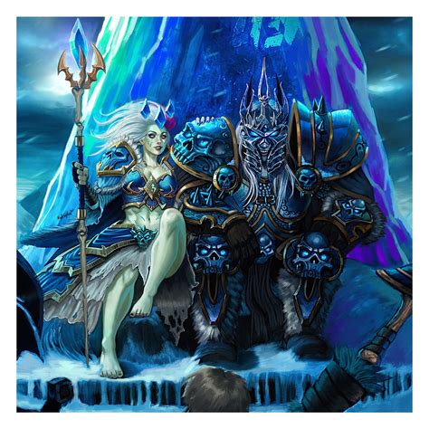 Jaina And Arthas Kyle Kayhos Herring Warcraft Art World Of
