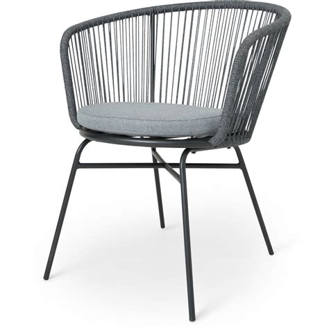 House & Home Montreal Outdoor Dining Chair - Grey | BIG W