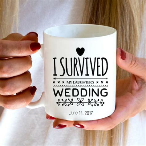 I Survived My Daughter S Wedding Mother Of The Groom Mug Etsy
