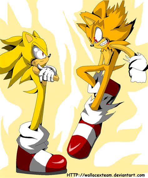 Sonic Vs Sonic Fleetway By Wallacexteam On Deviantart