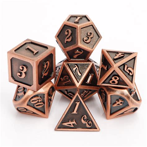 Dnd Dice Set Dungeons And Dragons Dice Dandd Dice Metal Etsy