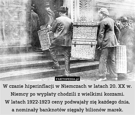 W Czasie Hiperinflacji W Niemczach W Latach 20 Xx W Niemcy Po Wypłaty