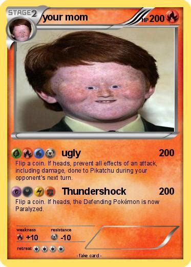 Pokémon Your Mom 852 852 Ugly My Pokemon Card