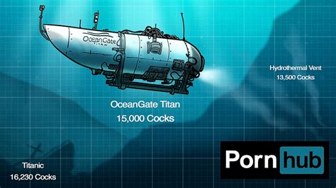 Pornhub Releases Graphic Illustrating Depth Of Submersible Compared With 10 Inch Cock