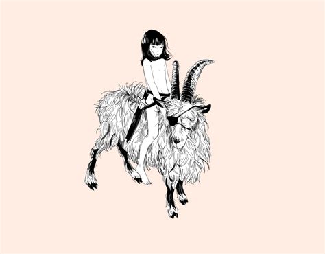 Girl On A Goat By Xuh On Deviantart