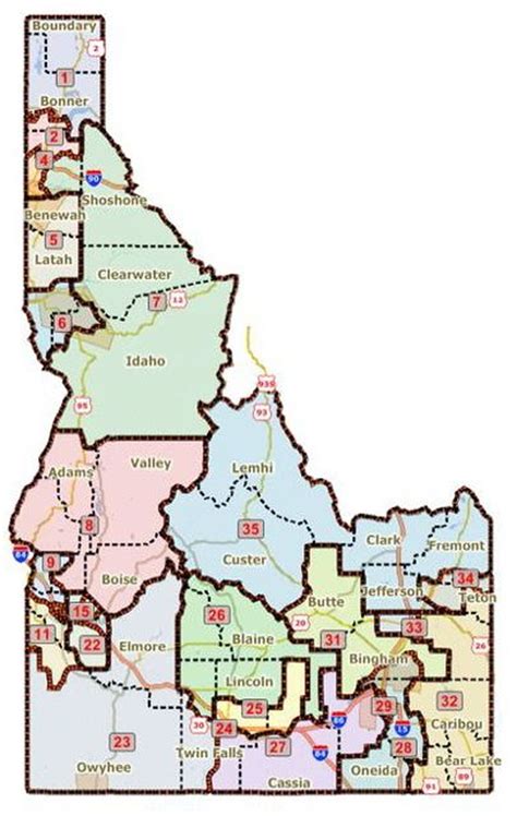 First Look At Idahos New Legislative Districts The Spokesman Review