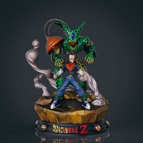 3d File Android 17 Vs Cell・3d Printable Model To Download・cults