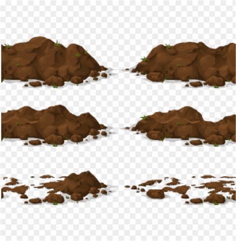 Banner Free Dirt Clipart Free On Dumielauxepices Net Vector Soil Pile