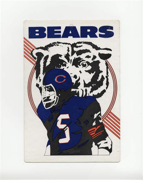 1974 Fleer Big Signs - [Base] #CHI - Chicago Bears [Good to VG-EX]