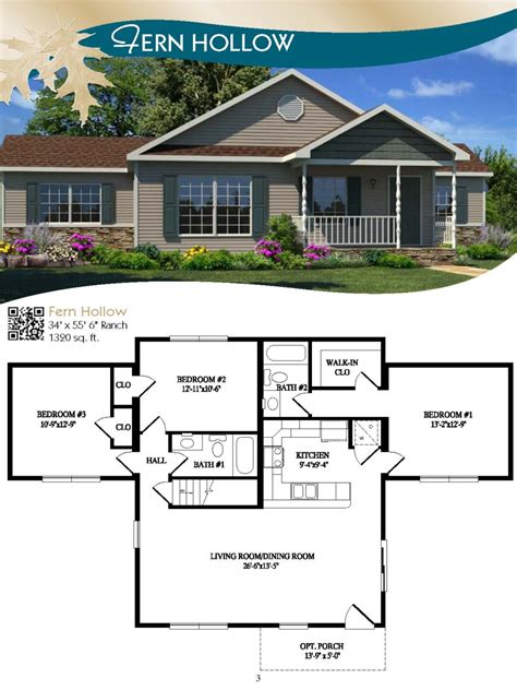 Ranch Style Modular Home Floor Plans Concept Modular Home Plans And