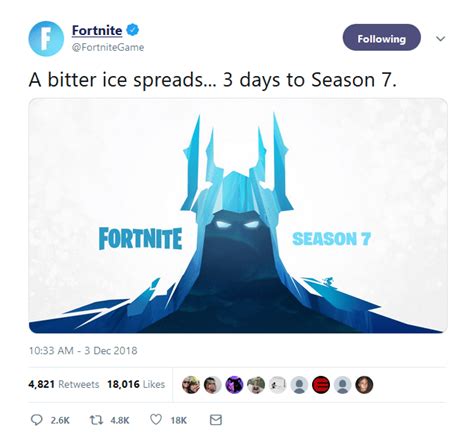 Fortnite Season 7s First Tease Warns That ‘a Bitter Ice Spreads Gameup24