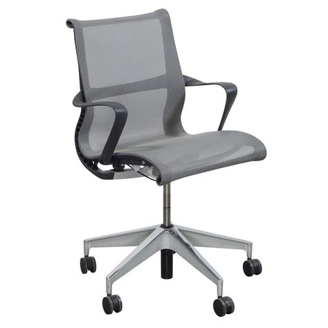 Herman Miller Setu Used Task Chair, Gray Mesh | National Office