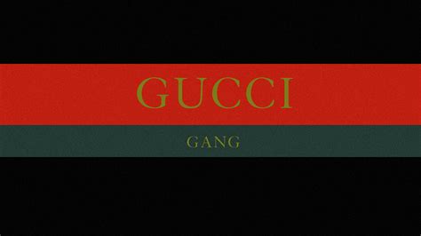 Gucci Gang Word In Red Green Background Hd Gucci Wallpapers Hd