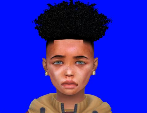 Sims 4 Curly Child Male Hair Bppase