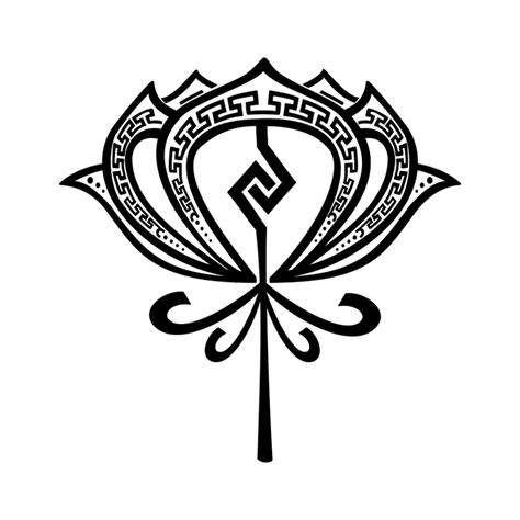 Aztec Flower Tattoo - ClipArt Best