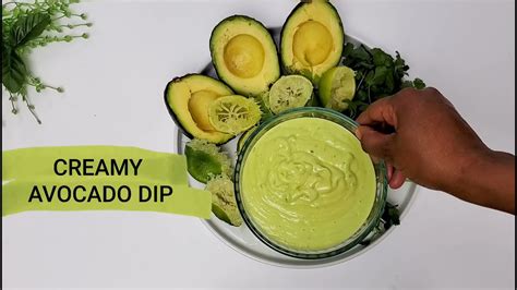Easy Avocado Dip 3 Ingredients Creamy Avocado Dip Recipe