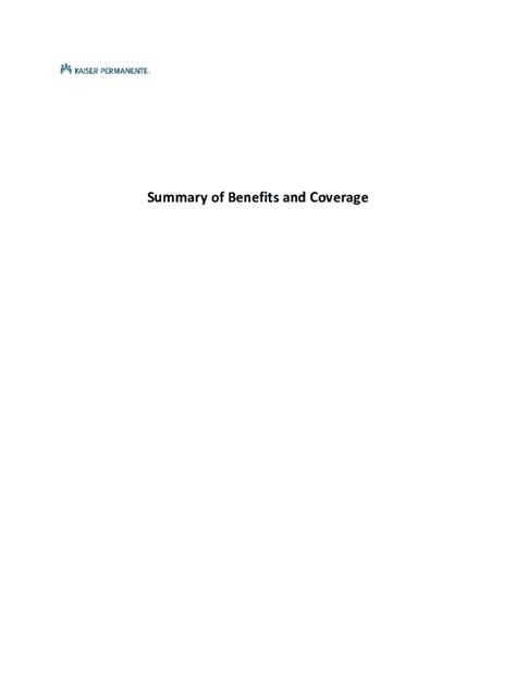 Sitesdefaultsummary Of Benefits And Coverage