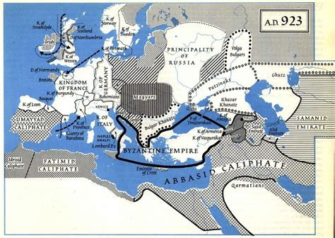 10th Century Europe Byzantine Empire Europe Map Historical Maps