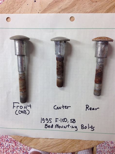 Bed Bolts For 96 F150 Ford Truck Enthusiasts Forums