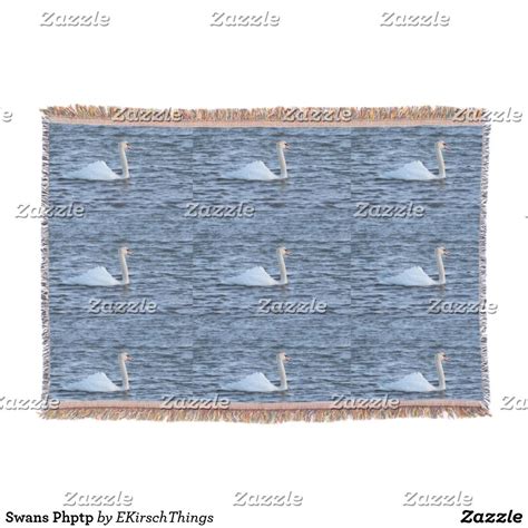 Swans Phptp Throw Decorative Blankets Throw Blanket Sherpa Blanket