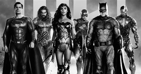 Zack Snyders Justice League Posters Assemble The Ultimate Dc Superhero Team In Black And White