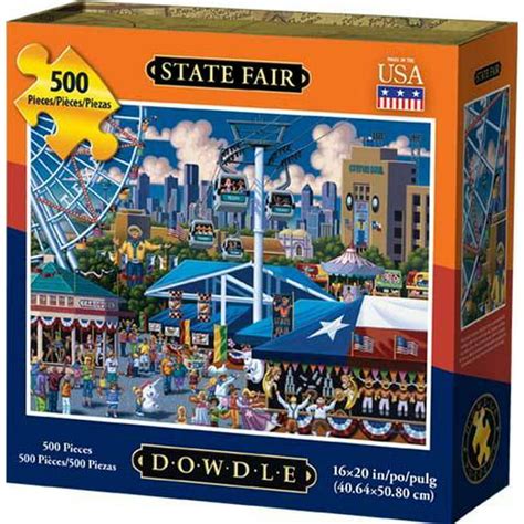 Dowdle Jigsaw Puzzle State Fair 500 Piece