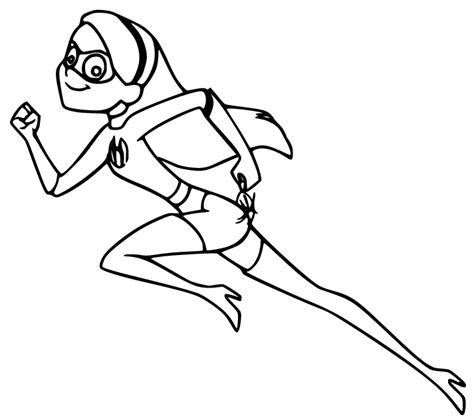 Incredibles Violet Coloring Pages