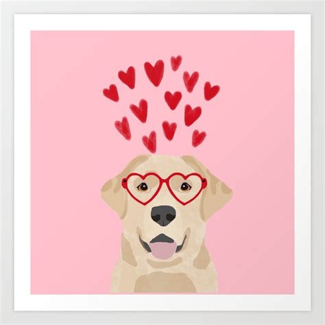 Yellow Lab Valentines Day Labrador Retriever Dog Breed Must Have Ts