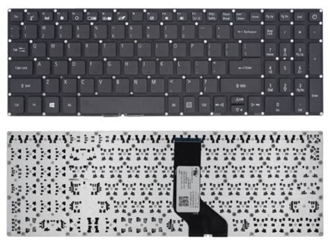 Black Us Keyboard For Acer Aspire K50 10 R5 571t R5 571tg V3 574 V3